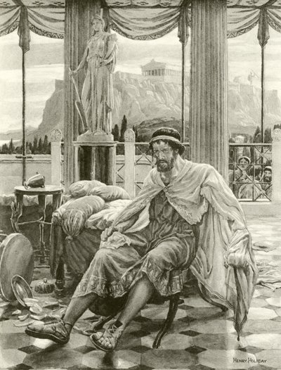Timon de Atenas de Henry Holiday