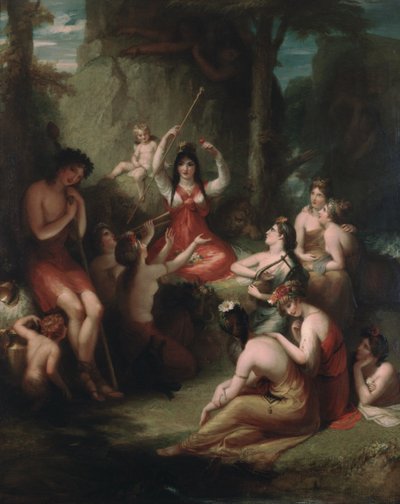 Comus escuchando los encantamientos de Circe, 1831 de Henry Howard