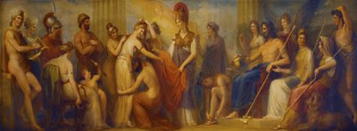 Pandora, a quien los dioses reunidos dotaron con todos sus dones, 1834 de Henry Howard