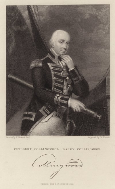 Retrato de Cuthbert Collingwood de Henry Howard