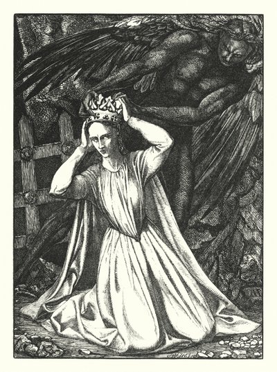 Un Sueño (grabado) de Henry Hugh Armstead