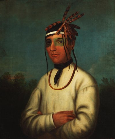 Caa-Tou-See (Chippewa) 1831 (Óleo sobre lienzo) de Henry Inman