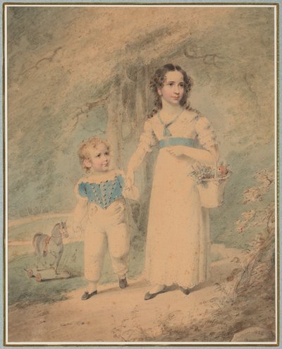 Niños en el parque de Henry Inman