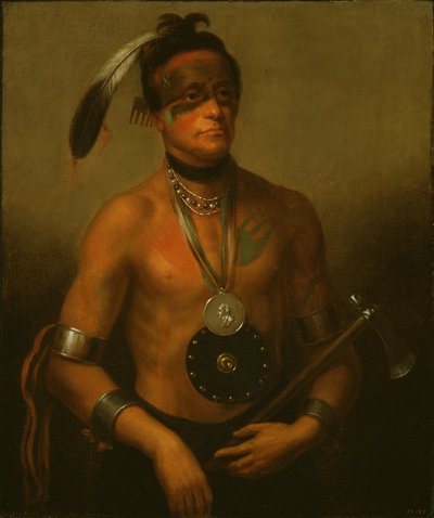 Hoo-Wan-Ne-Ka (Alce Pequeño) de Henry Inman