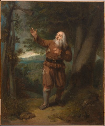 Sr. Hackett, en el personaje de Rip Van Winkle, c. 1832 de Henry Inman