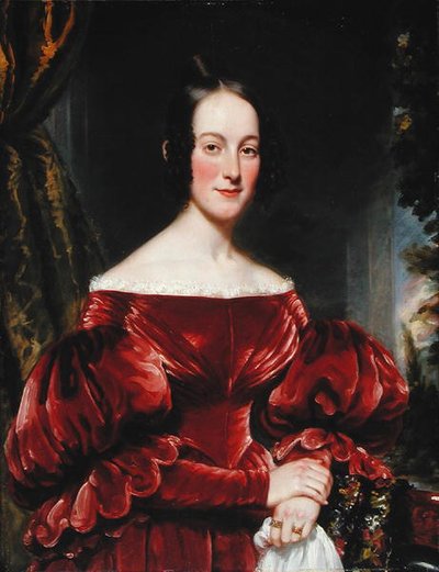 Retrato de la Sra. Robert Lowden, c.1837 de Henry Inman