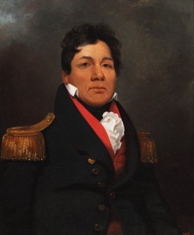 Push-Ma-Ta-Ha (Choctaw) 1831 (Óleo sobre lienzo) de Henry Inman