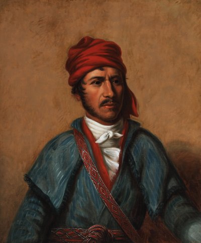 Timpoochee Barnard (Creek) 1831 (Óleo sobre lienzo) de Henry Inman