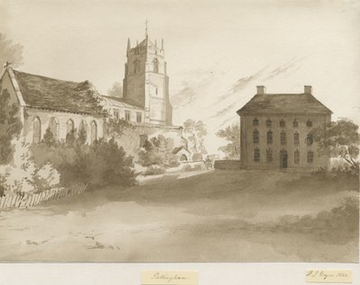 Iglesia y Casa del Vicario de Pattingham de Henry James Noyes