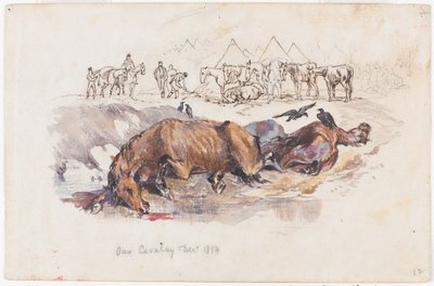 Nuestra caballería, caballos muertos de Henry John Wilkinson