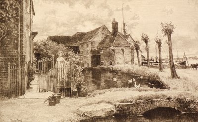 Sin título [Escena de pueblo] de Henry John Yeend King