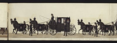 Parte de la vista panorámica de toda la procesión fúnebre de Arthur, duque de Wellington de Henry Jr and Sala George Augustus Alken