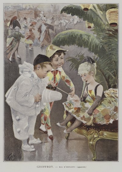 Baile infantil de Henri Jules Jean Geoffroy
