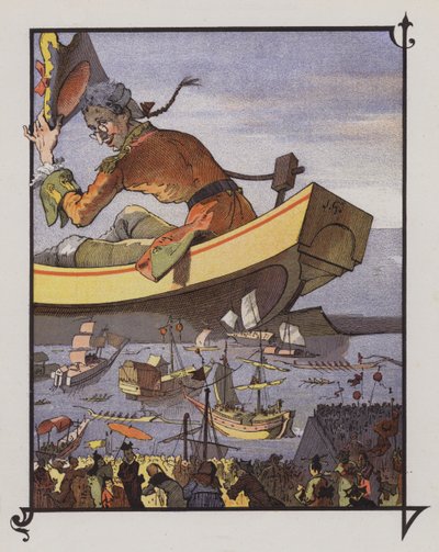 Gulliver en Liliput de Henri Jules Jean Geoffroy