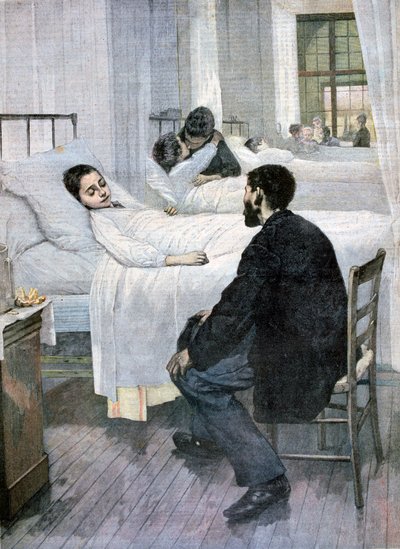 Día de visita en el hospital, 1893 de Henri Jules Jean Geoffroy