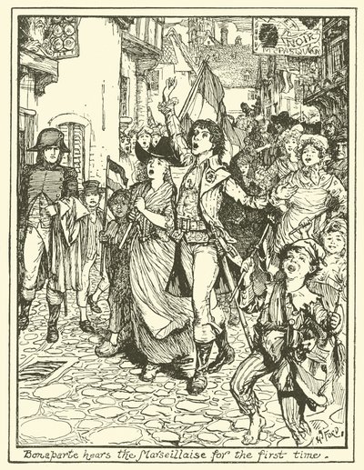Bonaparte escucha la Marsellesa por primera vez de Henry Justice Ford