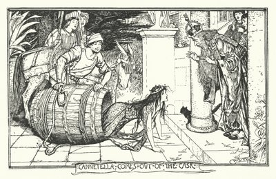 Cannetella sale del barril (grabado) de Henry Justice Ford