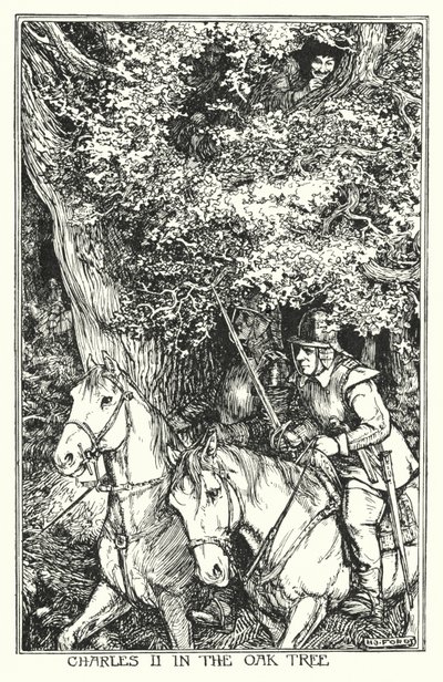 Carlos II en el roble de Henry Justice Ford