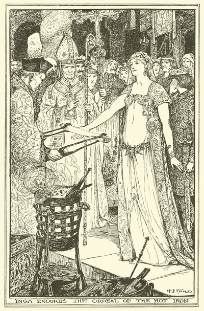 Inga soporta la prueba del hierro caliente de Henry Justice Ford