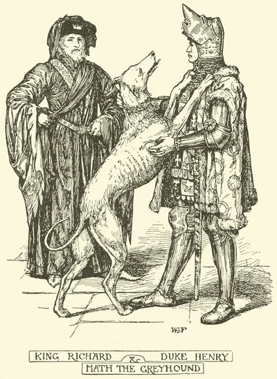 El rey Ricardo y el duque Enrique igualan al galgo de Henry Justice Ford