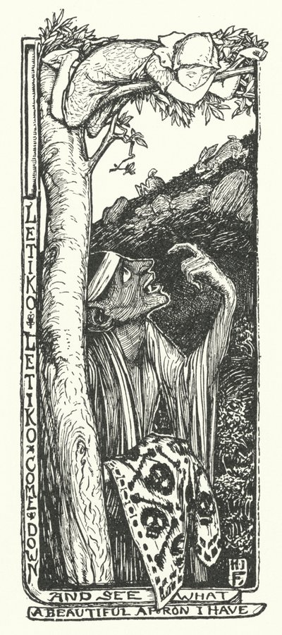 Letiko Letiko baja y ve qué hermoso delantal tengo (grabado) de Henry Justice Ford