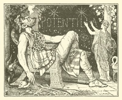 El príncipe Narciso y la princesa Potentilla (grabado) de Henry Justice Ford