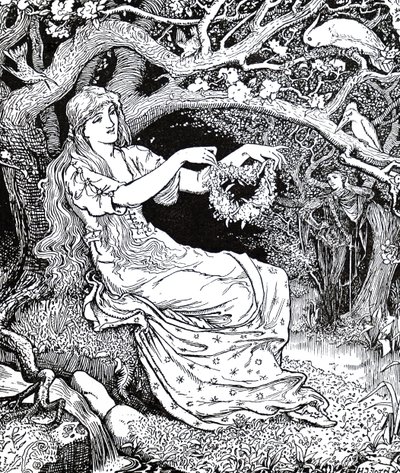 Princesa Narciso y Princesa Potentilla de Henry Justice Ford