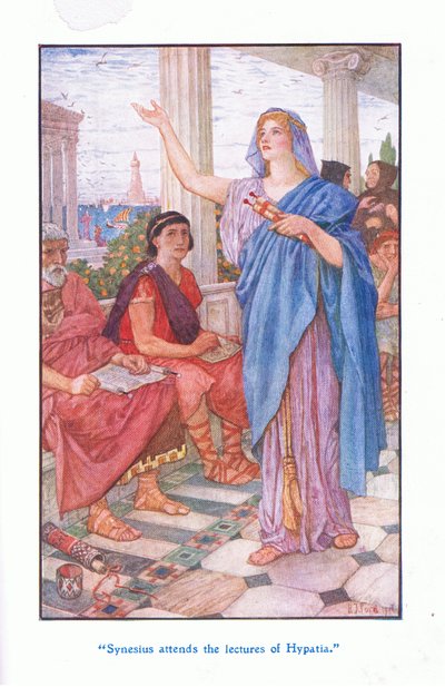 Sinesio asiste a las conferencias de Hipatia de Henry Justice Ford