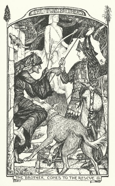 El hermano viene al rescate (grabado) de Henry Justice Ford
