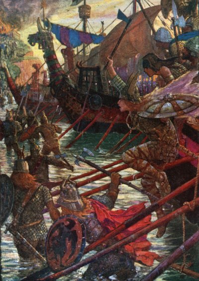 El desembarco de los daneses de Henry Justice Ford
