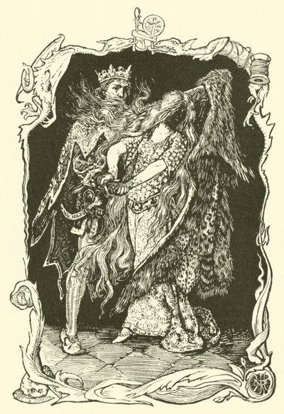 La criatura de muchos pelajes (grabado) de Henry Justice Ford