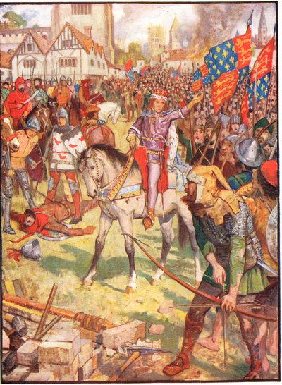 La revuelta de los campesinos, ilustración de 