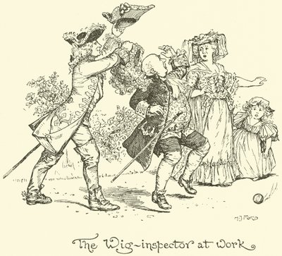 El inspector de pelucas en acción de Henry Justice Ford