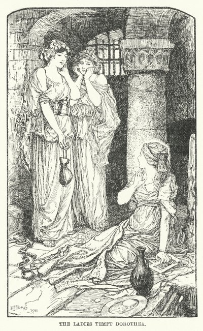 Las damas tientan a Dorothea de Henry Justice Ford