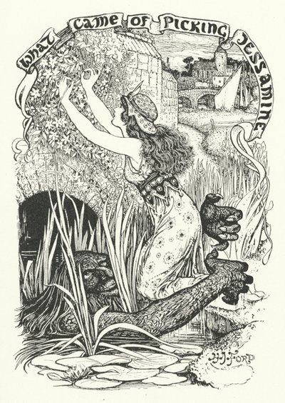 Lo que vino de recoger jazmín (grabado) de Henry Justice Ford