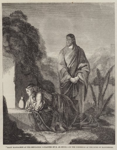 María Magdalena en el Sepulcro de Henry Le Jeune