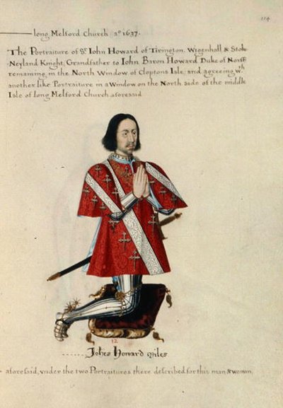Sir John Howard de Tirington, Wigenhall y Stoke Nayland Knight de Henry Lilly