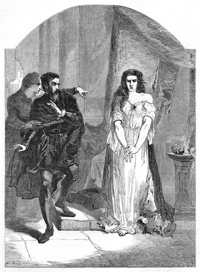 Macbeth Acto V. Escena I, c1870 de Henry Linton