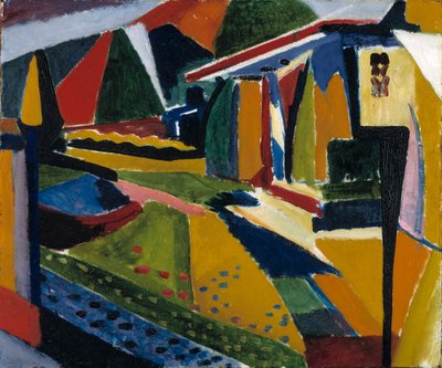 Paisaje Abstracto de Henry Lyman Saÿen