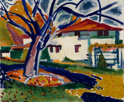Árboles azules de Henry Lyman Saÿen