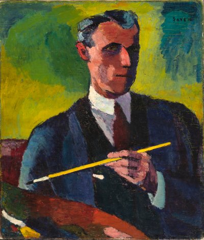 Autorretrato, 1910-1913 de Henry Lyman Saÿen