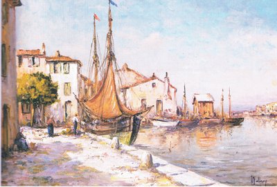 Descargando la pesca, de una fuente de revista o libro desconocida de Henry Malfroy