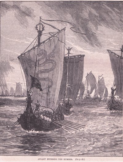 Anlaf entrando en el Humber, 937 d.C. de Henry Marriott Paget