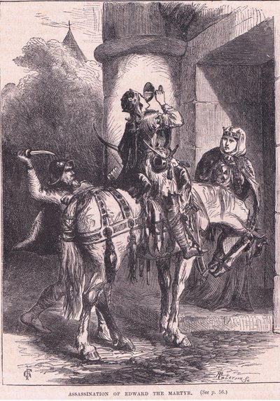 Asesinato de Eduardo el mártir AD 979 de Henry Marriott Paget