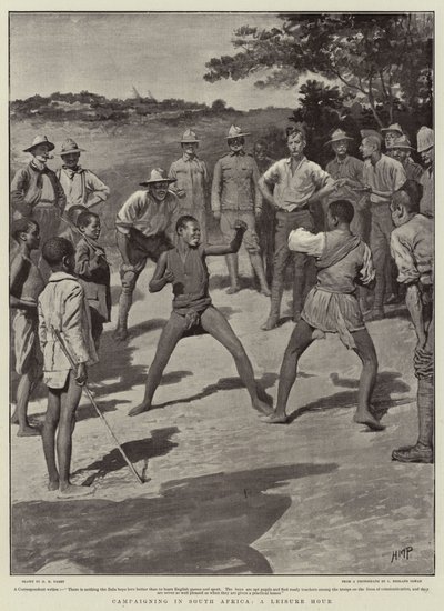 Campaña en Sudáfrica, una hora de ocio de Henry Marriott Paget