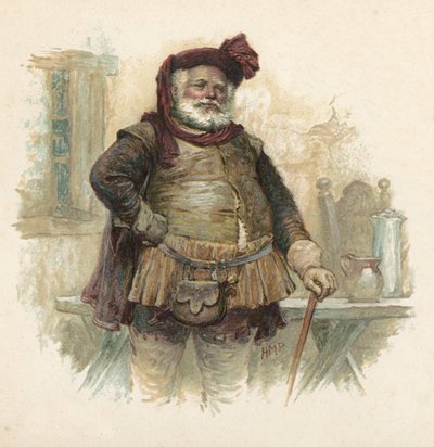 Falstaff de Enrique IV, Parte 1 de Henry Marriott Paget