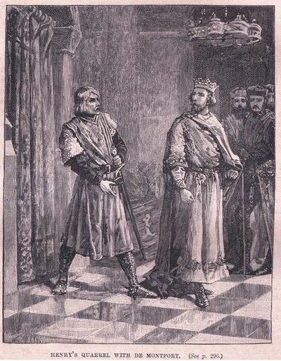 La disputa de Enrique con De Montford de Henry Marriott Paget