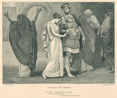 Ilustración para Coriolano de Henry Marriott Paget