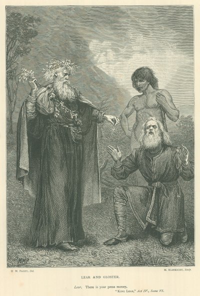 Ilustración para el Rey Lear de Henry Marriott Paget