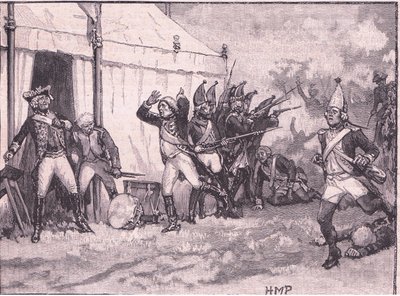 Sorpresa para Federico en Hochkirch AD 1758 de Henry Marriott Paget